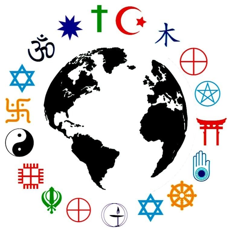Inclusive faith and culture illustration